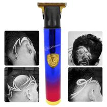 Máquina De Cortar Cabelo Barba Pezinho Sem Fio Profissional Super Potente DS11704AZ