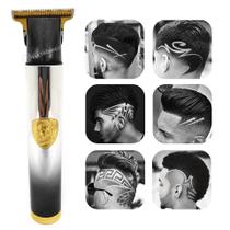 Máquina De Cortar Cabelo Barba Pezinho Sem Fio Profissional Super Potente DS11704PA