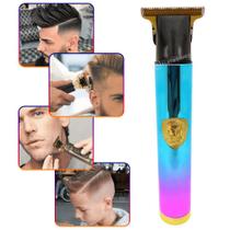 Máquina De Cortar Cabelo Barba Pezinho Sem Fio Profissional Super Potente DS11704VD