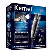 Máquina de cortar cabelo barba potência 5w modelo km-7021 máquininha