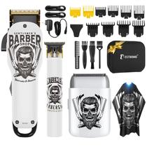 Máquina de cortar cabelo BESTBOMG Professional para homens com fio/sem fio Máquina de cortar cabelo BESTBOMG Professional para homens com fio/sem fio