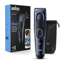 Máquina de cortar cabelo Braun Series 5 5350 para homens com conjunto de 17 comprimentos