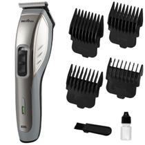 Maquina de Cortar Cabelo Britania BCR20SG 5 Watts Bivolt - Preta/Cinza Maquina de Cortar Cabelo Britania BCR20SG 5 Watts Bivolt - Preta/Cinza