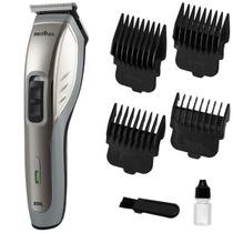 Maquina de Cortar Cabelo Britania BCR20SG 5 Watts Bivolt - Preta/Cinza Maquina de Cortar Cabelo Britania BCR20SG 5 Watts Bivolt - Preta/Cinza