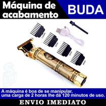 Maquina de cortar cabelo Buda disfarce acabamento pezinho recarregável sem fio Maquina de cortar cabelo Buda disfarce acabamento pezinho recarregável sem fio