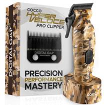Máquina de Cortar Cabelo Cocco Hyper Veloce Pro Sem Fio Camuflada