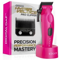 Máquina de Cortar Cabelo Cocco Hyper Veloce Pro Sem Fio Rosa