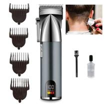 Máquina De Cortar Cabelo Com Bateria Recarregável E 4 Pentes - B-MAX Máquina De Cortar Cabelo Com Bateria Recarregável E 4 Pentes - B-MAX