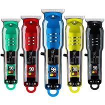 Maquina De Cortar Cabelo Display Digital Barba E Acabamento Usb Maquina De Cortar Cabelo Display Digital Barba E Acabamento Usb