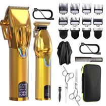 Máquina de cortar cabelo Dumite sem fio para homens com conjunto de aparador T-Blade Máquina de cortar cabelo Dumite sem fio para homens com conjunto de aparador T-Blade