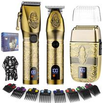 Máquina de Cortar Cabelo e Aparador Suttik Professional - Kit Profissional para Homens