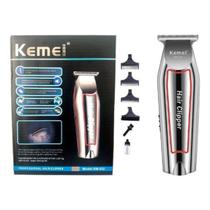 Máquina De Cortar Cabelo E Barba Kemei Recarregável Bivolt Máquina De Cortar Cabelo E Barba Kemei Recarregável Bivolt