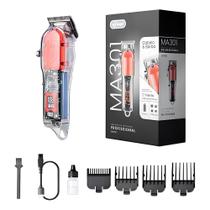 Maquina de Cortar Cabelo e Barba Profissional Sem Fio Original Nfe - KNUP Maquina de Cortar Cabelo e Barba Profissional Sem Fio Original Nfe - KNUP