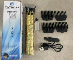 Máquina de Cortar Cabelo e Barba Profissional Vintage T9 Máquina de Cortar Cabelo e Barba Profissional Vintage T9