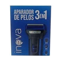 Maquina De Cortar Cabelo e Barbear Remove Pelos Do Nariz - iNOVA 3 Em 1 Hair Bivolt