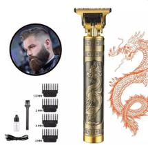 Máquina de Cortar Cabelo e Fazer Barba Profissional Dragão, Bivolt, Alta Performance e Acabamento Preciso