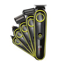 Máquina de cortar cabelo elétrica, removedor de pelos corporais multifuncional