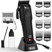 Máquina de cortar cabelo Fagaci Professional para homens sem fio com 2 lâminas Máquina de cortar cabelo Fagaci Professional para homens sem fio com 2 lâminas