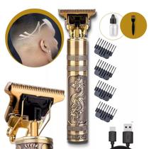 Máquina De Cortar Cabelo Fazer Barba Acabamento Dragão