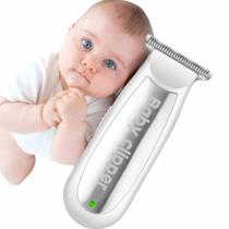 Máquina de Cortar Cabelo Infantil Kemei KM-1319 Silenciosa e Segura Para Bebês Crianças