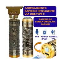 Máquina de cortar cabelo inova recarregável bateria MAQ-002