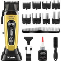 Máquina De Cortar Cabelo Kemei 90-4 Masculina Sem Fio Uso Diário Entrega Rápida
