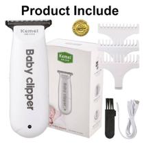 Máquina de Cortar Cabelo Kemei KM-1319 para Bebês e Crianças Aparador Para Adultos