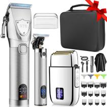 Máquina de Cortar Cabelo Lanumi Professional - Kit Profissional para Homens Máquina de Cortar Cabelo Lanumi Professional - Kit Profissional para Homens