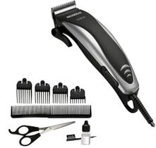 Máquina de Cortar Cabelo Mondial Hair Stylo Cr-02 - 5 Níveis de Altura 8 Acessórios Máquina de Cortar Cabelo Mondial Hair Stylo Cr-02 - 5 Níveis de Altura 8 Acessórios