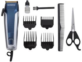 Maquina de cortar cabelo Mondial Titanium Power CR-09M 220V Cinza/Azul Maquina de cortar cabelo Mondial Titanium Power CR-09M 220V Cinza/Azul
