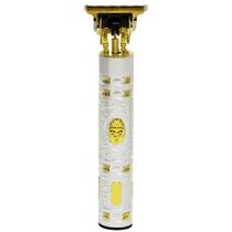 Maquina de Cortar Cabelo More Fitness MF-07 5 Watts Recarregavel - Branco/Dourado Maquina de Cortar Cabelo More Fitness MF-07 5 Watts Recarregavel - Branco/Dourado