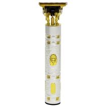 Maquina de Cortar Cabelo More Fitness MF-07 5 Watts Recarregavel - Branco/Dourado
