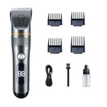 Máquina de cortar cabelo para animais de estimação recarregável com 4 pentes guia para cães e gatos Máquina de cortar cabelo para animais de estimação recarregável com 4 pentes guia para cães e gatos