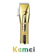 Maquina de Cortar Cabelo Profissional Kemei km 5096 com visor Maquina de Cortar Cabelo Profissional Kemei km 5096 com visor