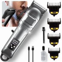 Máquina De Cortar Cabelo Profissional Maquininha Para Cabelo E Barba Premium