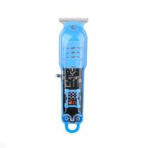 Máquina De Cortar Cabelo Profissional Smart Lcd Barbeador Elétrico Transparente Sem Fio Para Homens Máquina De Cortar Cabelo Profissional Smart Lcd Barbeador Elétrico Transparente Sem Fio Para Homens