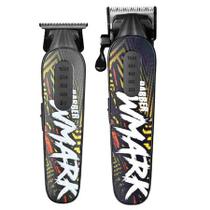 Maquina de Cortar Cabelo Profissional Wmark + Maquina Acabamento NG 8631 KIT Maquina de Cortar Cabelo Profissional Wmark + Maquina Acabamento NG 8631 KIT