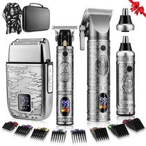Máquina de Cortar Cabelo QREEYX T-Blade - Trimmer e Barbeador Elétrico 4 em 1 Máquina de Cortar Cabelo QREEYX T-Blade - Trimmer e Barbeador Elétrico 4 em 1