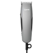Maquina de cortar cabelo Quanta QTCE50 com Fio Bivolt Cinza/Preto