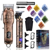 Máquina de cortar cabelo RESUXI Haircut Grooming Kit para homens sem fio