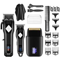 Máquina de Cortar Cabelo Roziapro Zero Gapped T-Blade - Trimmer Preto