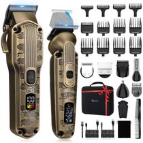 Máquina de cortar cabelo Scttomon Professional Kit de corte de cabelo masculino Máquina de cortar cabelo Scttomon Professional Kit de corte de cabelo masculino