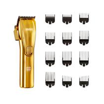 Máquina de cortar cabelo sem fio KISS Ultra-Cut em aço inoxidável com 20 peças. Conjunto Máquina de cortar cabelo sem fio KISS Ultra-Cut em aço inoxidável com 20 peças. Conjunto