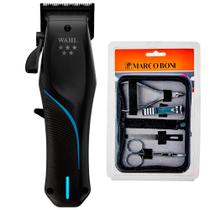 Máquina de Cortar Cabelo Sem Fio Wahl Vapor Cordless Lâmina F32 Fadeout Bivolt + Brinde Mini Estojo Manicure Marco Boni