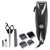 Máquina de cortar cabelo skull pro chrome 9 em 1 preto 127v