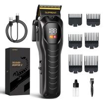 Máquina de cortar cabelo SUPRENT recarregável com display LED para homens Máquina de cortar cabelo SUPRENT recarregável com display LED para homens