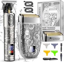 Máquina de Cortar Cabelo Suttik - Barbeador Elétrico Foil para Homens