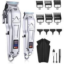 Máquina de cortar cabelo Ufree Professional Beard Trimmer Cordless Silver Máquina de cortar cabelo Ufree Professional Beard Trimmer Cordless Silver