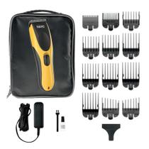 Máquina de Cortar Cabelo Wahl Hair Cut Beard DIY com 10 Pentes de Corte Bivolt Máquina de Cortar Cabelo Wahl Hair Cut Beard DIY com 10 Pentes de Corte Bivolt