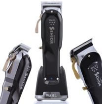 Maquina de Cortar Cabelo Wahl Senior + Base de carregamento Wahl Original